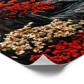 Berge und Wälder Poster (Ecke)