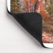 Berge und Wasserfalllandschaft Mousepad (Ecke)