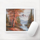 Berge und Wasserfalllandschaft Mousepad (Mit Mouse)