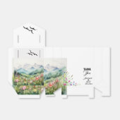 Berge und Wildblume Geschenkschachtel (Ungefaltet)