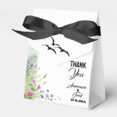 Berge und Wildblume Geschenkschachtel (Vorderseite)