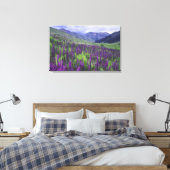 Berge und Wildblumen auf der Alp, 2 Leinwanddruck (Insitu (Schlafzimmer))