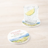 Berge und Wildblumen Danke Getränkeuntersetzer (Seite)