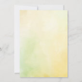 Berge und Wildblumen Elegante Geburtstagsparty Einladung (Rückseite)