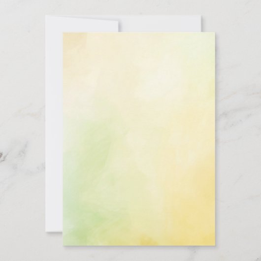 Berge und Wildblumen Elegantes Brautparty Einladung (Rückseite)