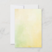 Berge und Wildblumen Kleine Hochzeiten Save The Date (Rückseite)