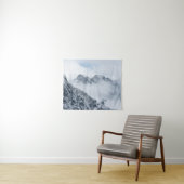 Berge und Wolken Wandteppich (Beispiel (Horizontal))