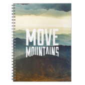 Berge verschieben notizblock (Vorderseite)