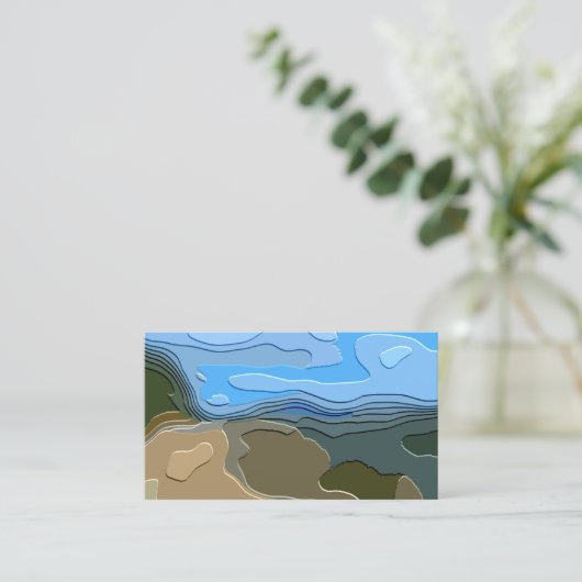 BERGE VISITENKARTE (Stehend Vorderseite)