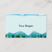 Berge Visitenkarte (Rückseite)