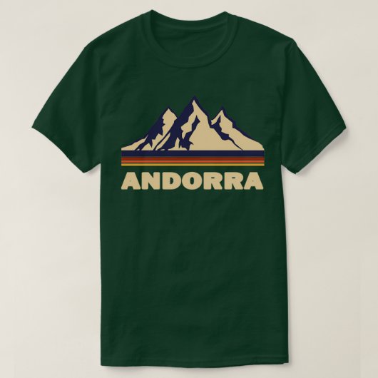 Berge von Andorra T-Shirt (Design vorne)