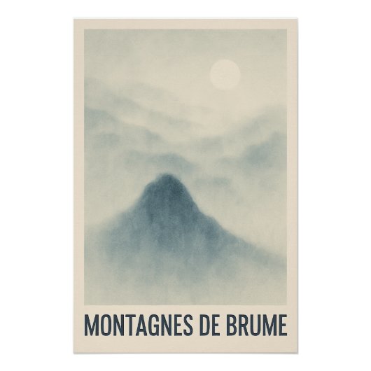 Berge von Brume - Plakat Poster (Vorderseite)