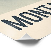 Berge von Brume - Plakat Poster (Ecke)