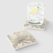 Berge von Europa Steinuntersetzer (Seitenansicht)