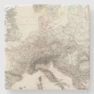 Berge von Europa Steinuntersetzer