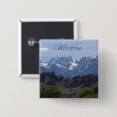 Berge von Lone Pine Button (Vorne & Hinten)
