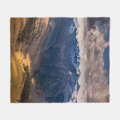 BERGE WÄHREND DES TAGES FLEECEDECKE (Vorderseite (Horizontal))