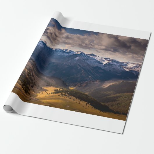 BERGE WÄHREND DES TAGES GESCHENKPAPIER (Ungerollt)