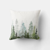 Berge, Wald, Abenteuer, Kinderzimmer Kissen (Rückseite)