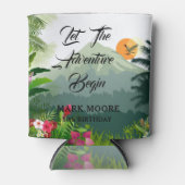 Berge, Wälder und Sonnenuntergänge Dosenkühler (Vorderseite)