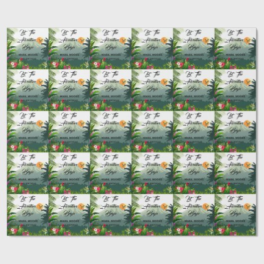 Berge, Wälder und Sonnenuntergänge Geschenkpapier (Flach)