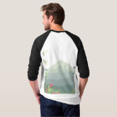 Berge, Wälder und Sonnenuntergänge T-Shirt (Schwarz voll)