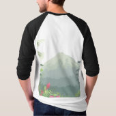 Berge, Wälder und Sonnenuntergänge T-Shirt (Rückseite)