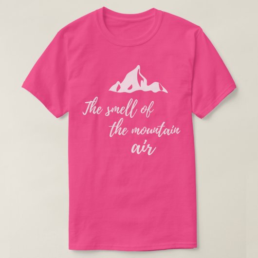 Berge Wandern 25 T-Shirt (Design vorne)