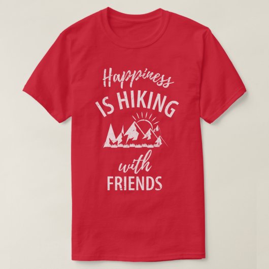 Berge Wandern 56 T-Shirt (Design vorne)