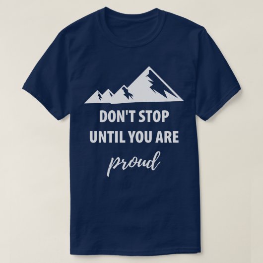 Berge Wandern 62 T-Shirt (Design vorne)