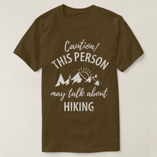 Berge Wandern 68 T-Shirt (Design vorne)