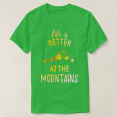 Berge Wandern 75 T-Shirt (Design vorne)