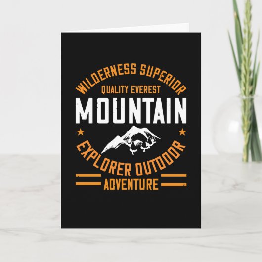 Berge - Wilderness Explorer Outdoor Adventure Karte (Vorderseite)