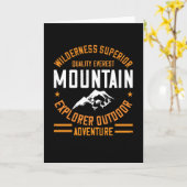 Berge - Wilderness Explorer Outdoor Adventure Karte (Gelbe Blume)