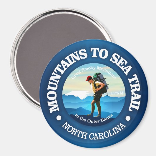 Berge zum Seeweg (C) Magnet (Vorderseite/Rückseite)