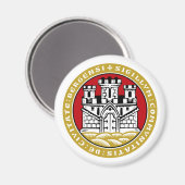 Bergen komm, Norwegen Magnet (Vorderseite/Rückseite)