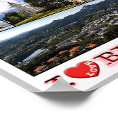 Bergen - Norge - I Liebe - Poster (Ecke)