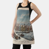 Bergen, Norway Christmas Apron Schürze (InSitu)