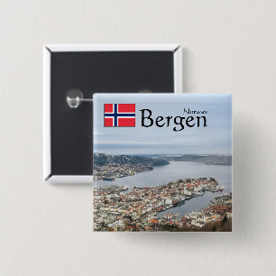 Bergen Norwegen Button