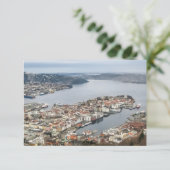 Bergen Norwegen Card (Stehend Vorderseite)