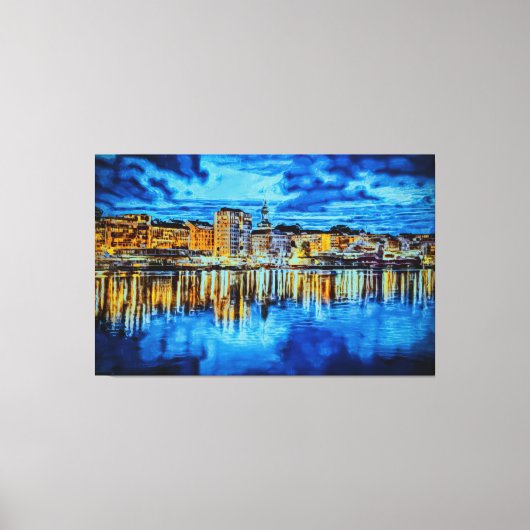 BERGEN - NORWEGEN - DIE SCHWEGE ZU DEN JORDEN LEINWANDDRUCK (Vorderseite)