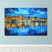 BERGEN - NORWEGEN - DIE SCHWEGE ZU DEN JORDEN LEINWANDDRUCK (Insitu (Holzboden))