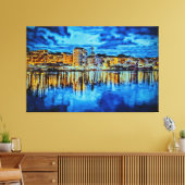 BERGEN - NORWEGEN - DIE SCHWEGE ZU DEN JORDEN LEINWANDDRUCK (Insitu (Wohnzimmer))