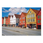 Bergen, Norwegen Fotodruck (Vorne)