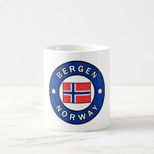 Bergen Norwegen Kaffeetasse