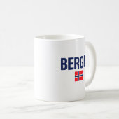 BERGEN Norwegen Kaffeetasse (VorderseiteRechts)