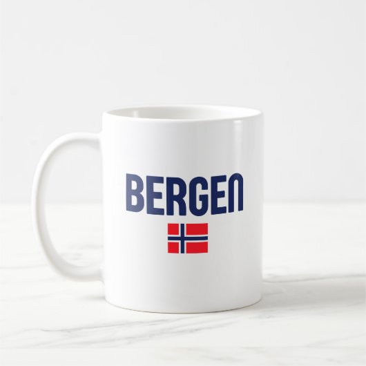 BERGEN Norwegen Kaffeetasse (Links)