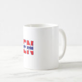 Bergen Norwegen Kaffeetasse (VorderseiteRechts)
