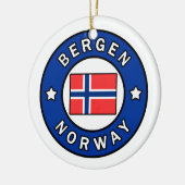 Bergen Norwegen Keramikornament (Links)