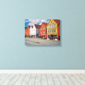 Bergen, Norwegen Leinwanddruck (Insitu (Holzboden))